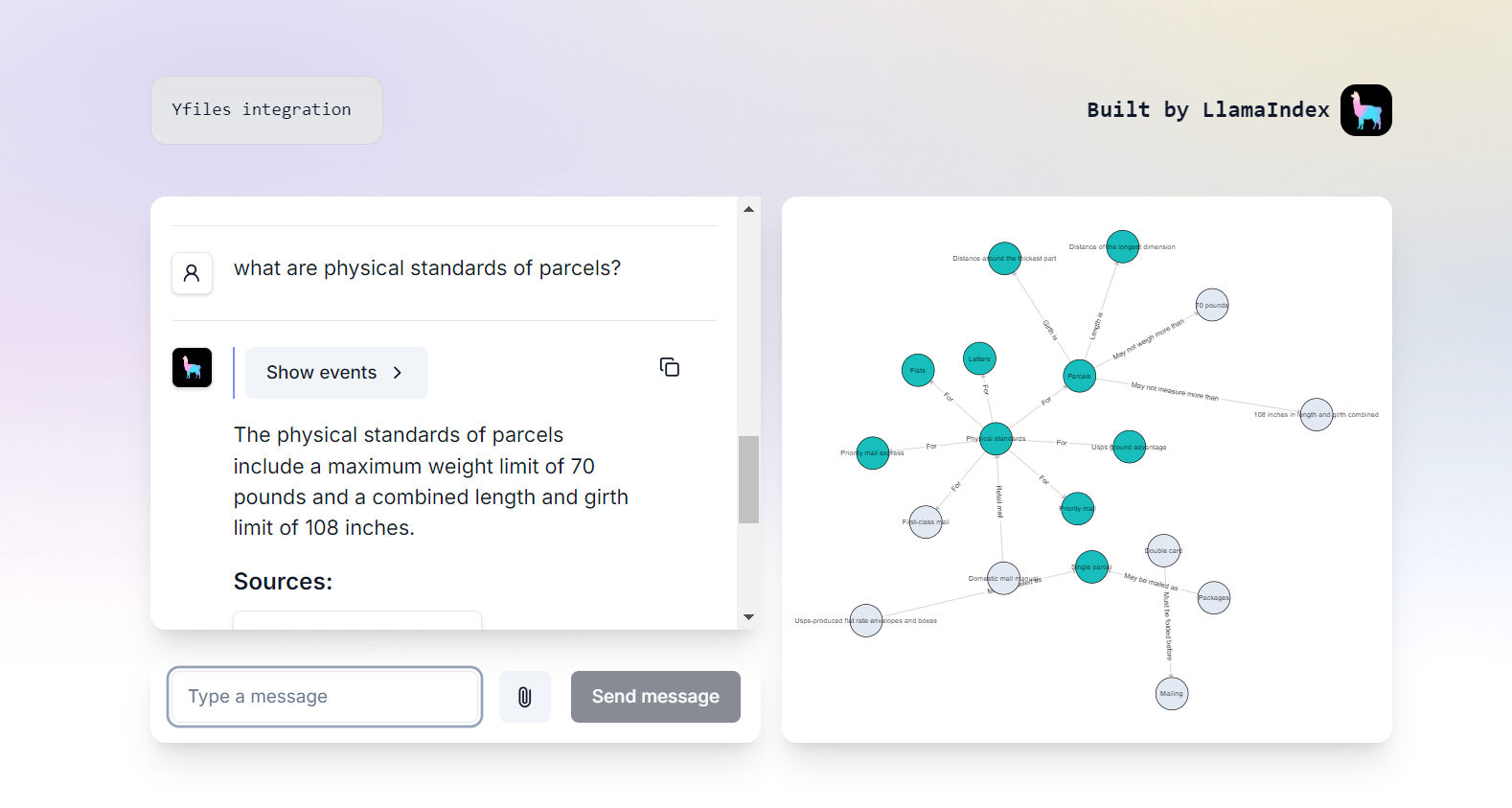 Data-driven knowledge graph visualization in LlamaIndex