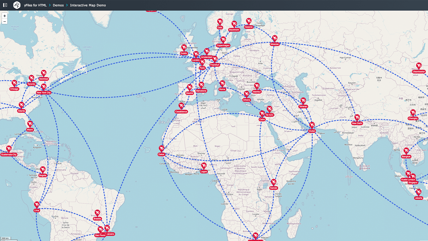 Logistics String Map Diagramming for Supply Chain Management