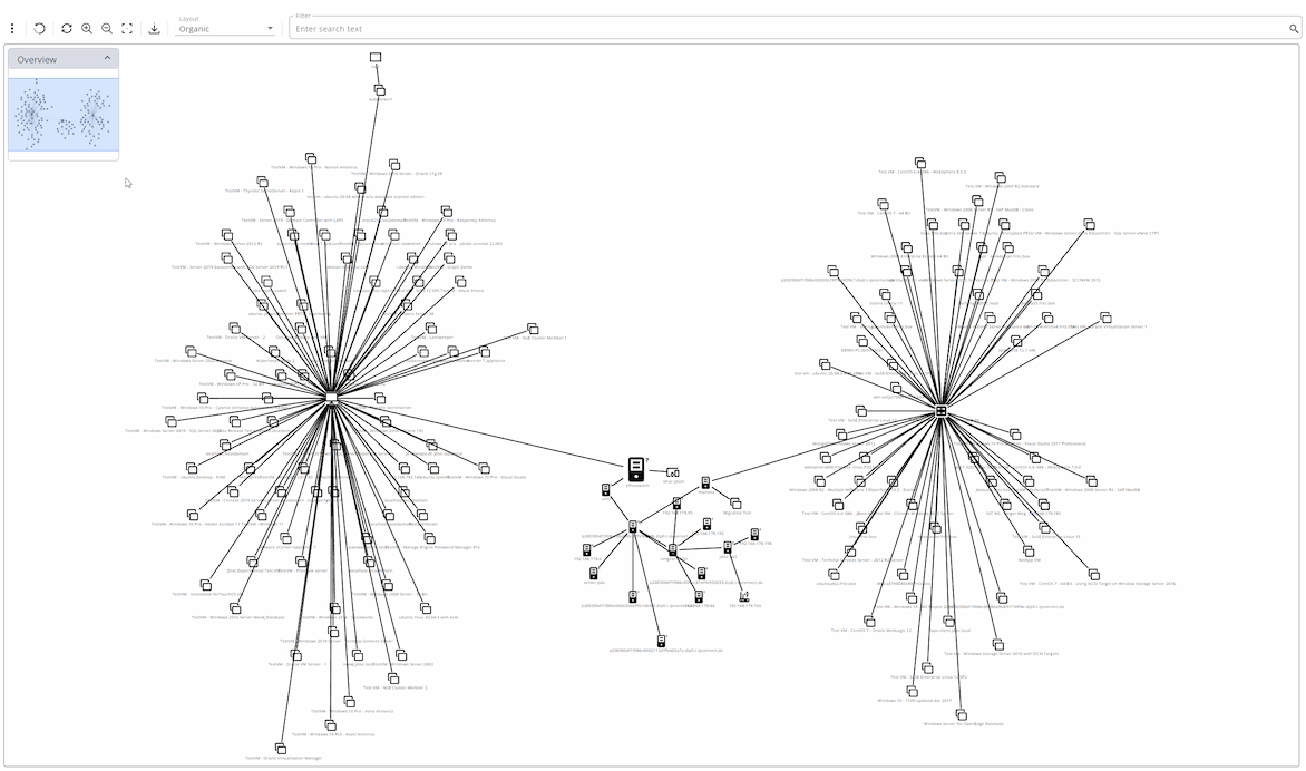 JDisc network topology