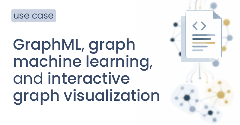 GraphML and graph machine learning illustration